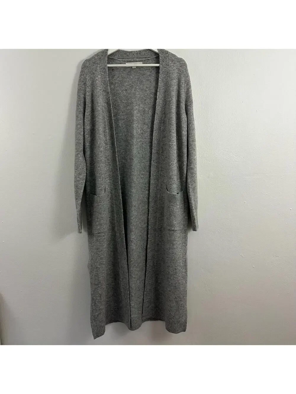LOFT Duster Cardigan Gray Sweater Women's Size M
